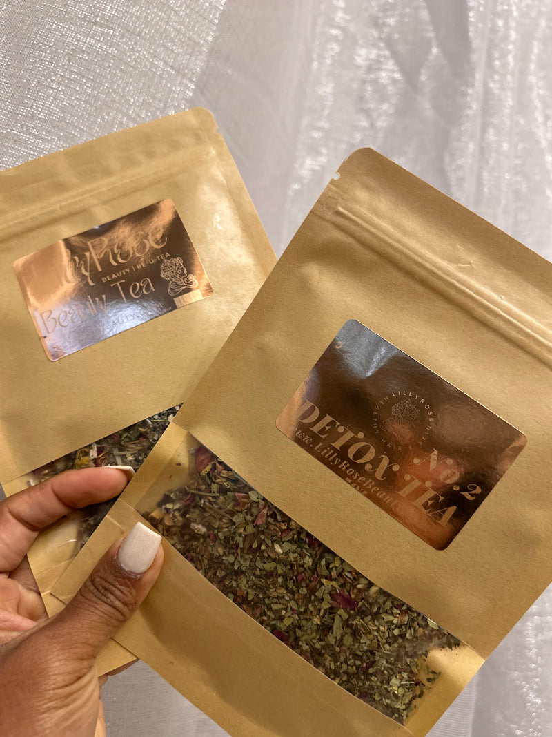 Lilly Rose DUO PACK! NO. 1 (Beauty Tea) & NO.2 Tea (Detox Tea)