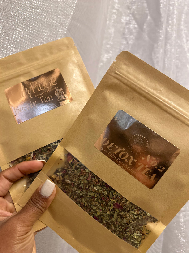 Lilly Rose DUO PACK! NO. 1 (Beauty Tea) & NO.2 Tea (Detox Tea)