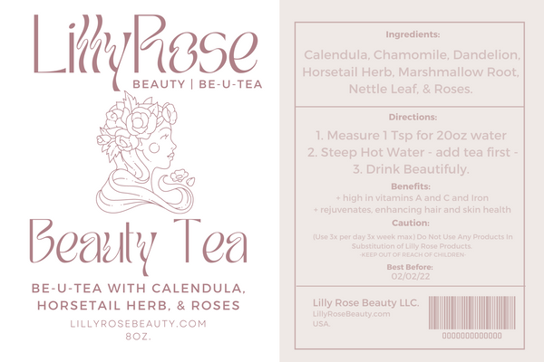 Lilly Rose Be-U-Tea | Beauty Tea